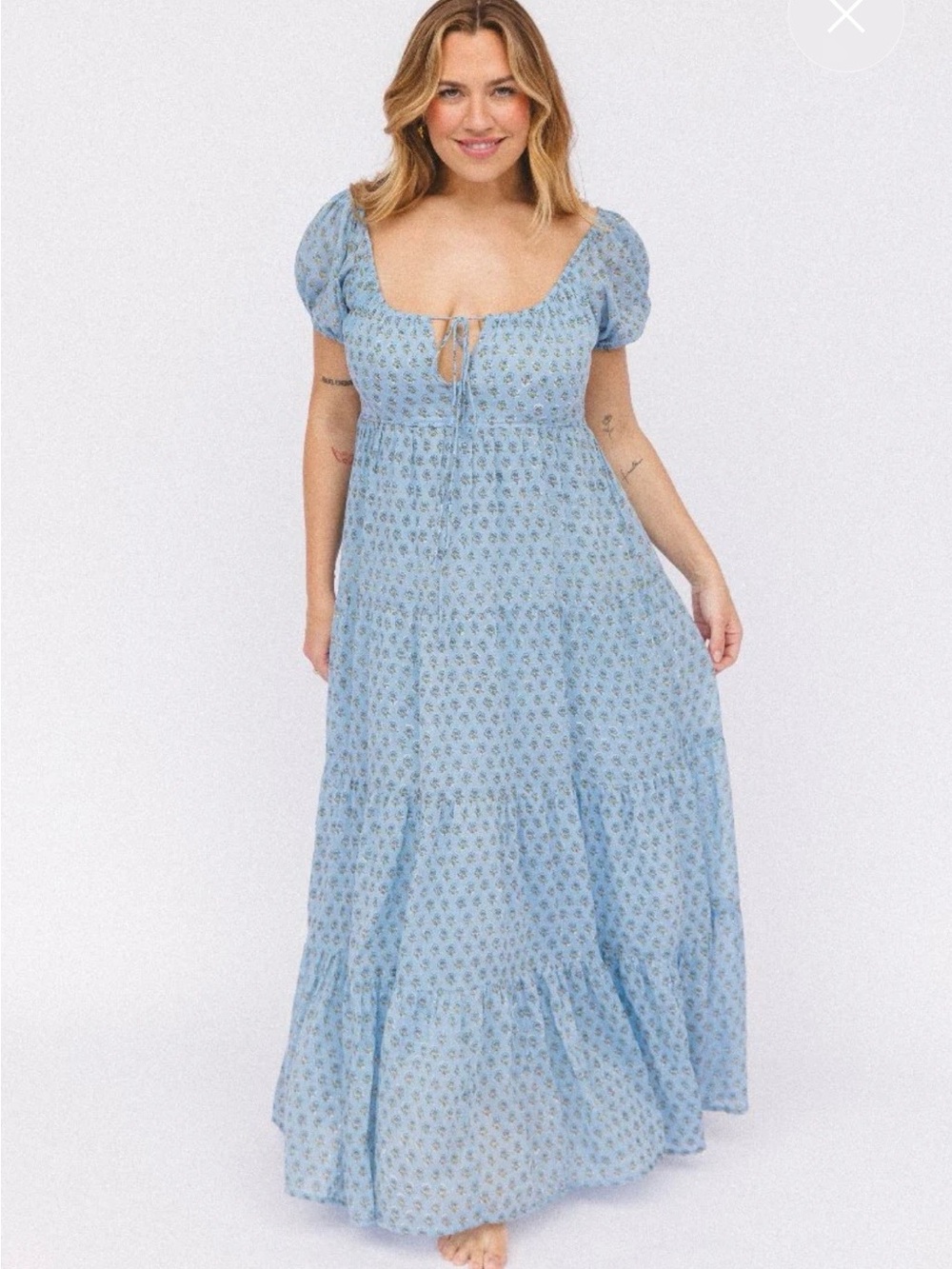 Daughters of India Bluebell Sita Maxi Dress - Picture 4 of 8